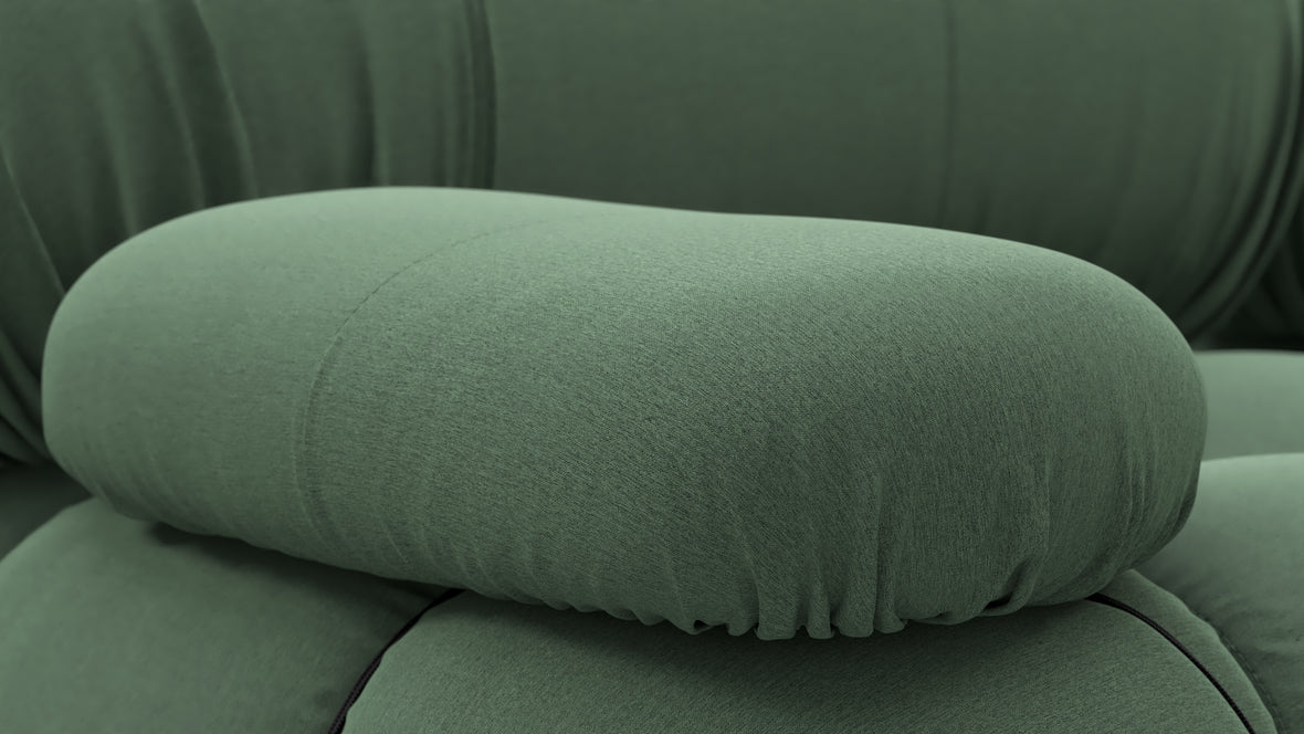 Belia - Belia Three Seater Sofa, Evergreen Brushed Weave