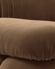 3 Seaters Mario Bellini Three Seater Sofa, Mocha Velvet