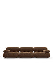 3 Seaters Mario Bellini Three Seater Sofa, Mocha Velvet