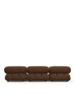 3 Seaters Mario Bellini Three Seater Sofa, Mocha Velvet