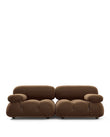 2 Seaters Mario Bellini Two Seater Sofa, Mocha Velvet