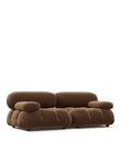 2 Seaters Mario Bellini Two Seater Sofa, Mocha Velvet