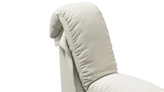 DS 600 - DS 600 Intermediate Module, Armless, Cream Vegan Leather