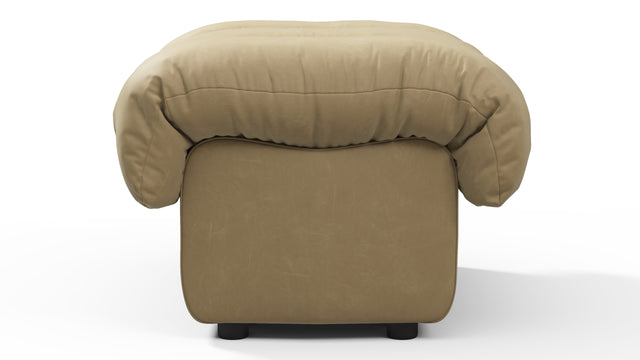 DS 600 - DS 600 Ottoman, Beige Vegan Leather