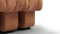 DS 600 - DS 600 Ottoman, Tan Vegan Leather