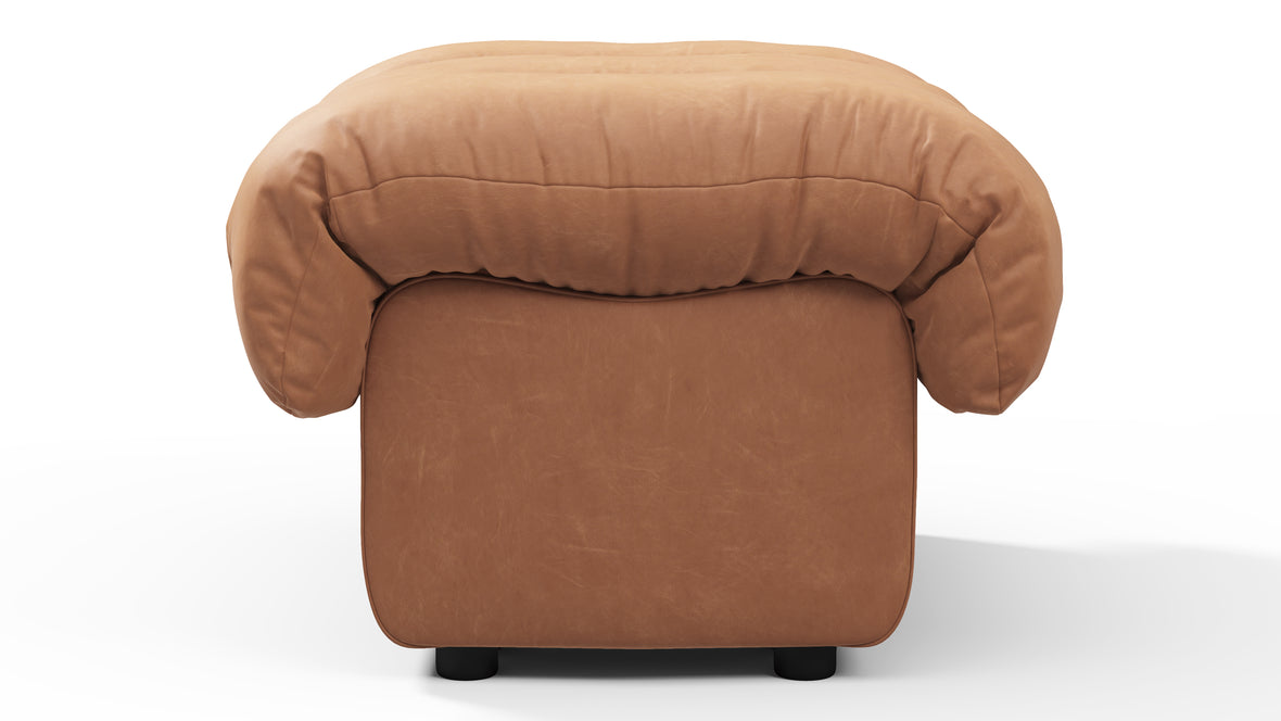 DS 600 - DS 600 Ottoman, Tan Vegan Leather