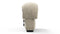 DS 600 - DS 600 Right End Stool Module, Eggshell Vegan Suede