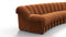 DS 600 - DS 600 Sectional, Combination 1, Left Arm, Burnt Orange Vegan Suede