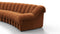 DS 600 - DS 600 Sectional, Combination 1, Right Arm, Burnt Orange Vegan Suede