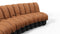 DS 600 - DS 600 Sectional, Combination 2, Left Arm, Vintage Tan and Black Vegan Leather