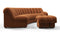 DS 600 - DS 600 Sectional, Combination 2, Right Arm, Burnt Orange Vegan Suede