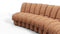 DS 600 - DS 600 Sectional, Combination 2, Right Arm, Tan Vegan Leather