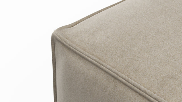 Extrasoft - Extrasoft Sectional Module, Extra Extra Large Seat, Biscotti Brushed Weave