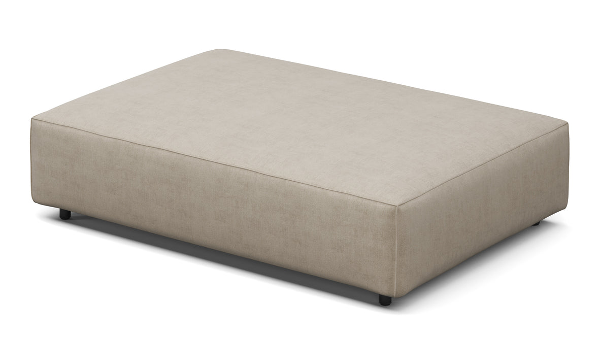 Extrasoft - Extrasoft Sectional Module, Extra Extra Large Seat, Biscotti Brushed Weave