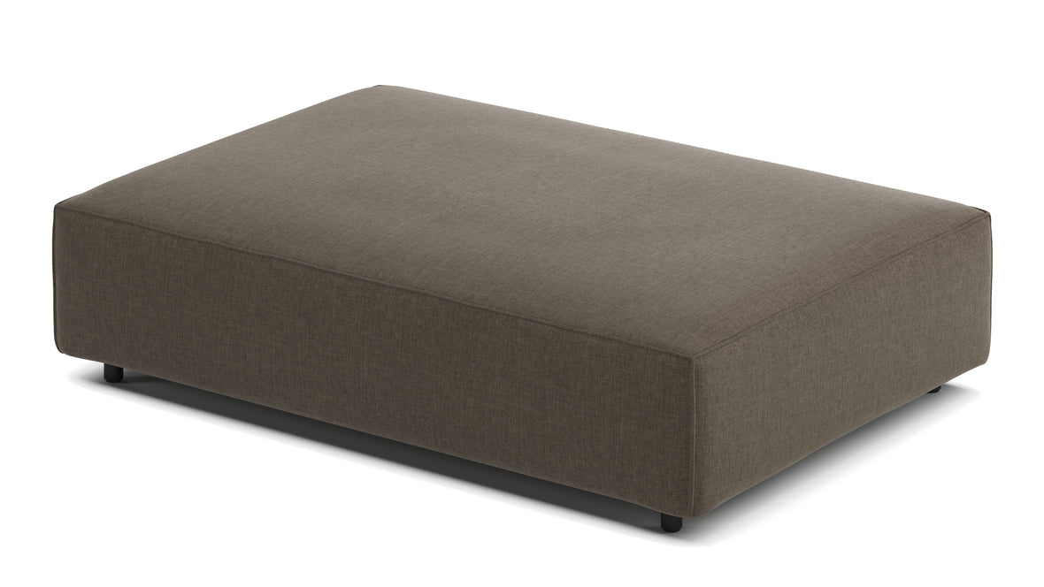 Extrasoft - Extrasoft Sectional Module, Extra Extra Large Seat, Coffee Brushed Weave