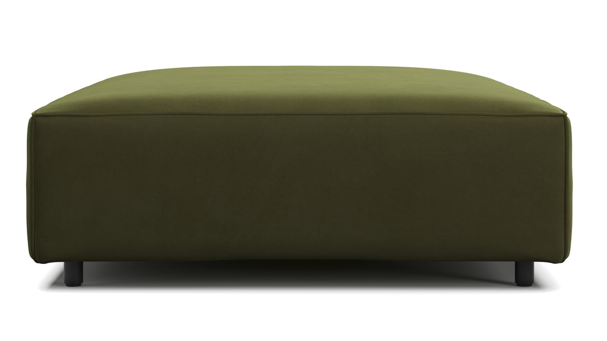 Extrasoft - Extrasoft Sectional Module, Extra Extra Large Seat, Spruce Luxe Velvet