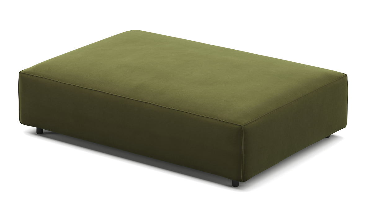 Extrasoft - Extrasoft Sectional Module, Extra Extra Large Seat, Spruce Luxe Velvet