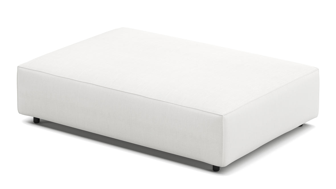 Extrasoft - Extrasoft Sectional Module, Extra Extra Large Seat, White Linen