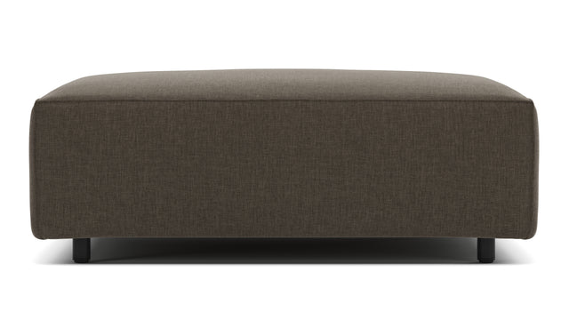 Extrasoft - Extrasoft Sectional Module, Extra Small Seat, Coffee Brushed Weave