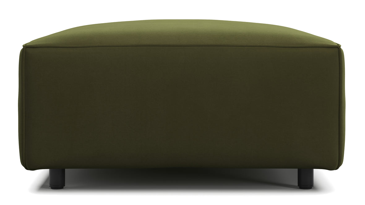 Extrasoft - Extrasoft Sectional Module, Extra Small Seat, Spruce Luxe Velvet