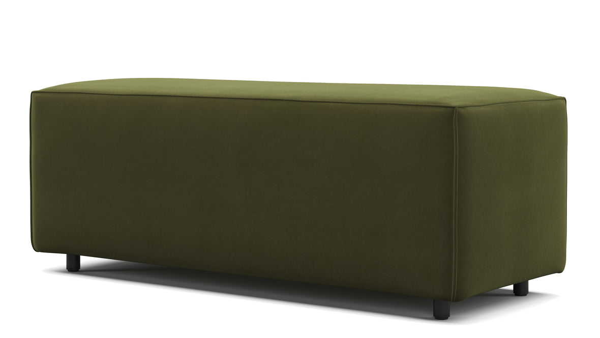 Extrasoft - Extrasoft Sectional Module, Large Armrest, Spruce Luxe Velvet