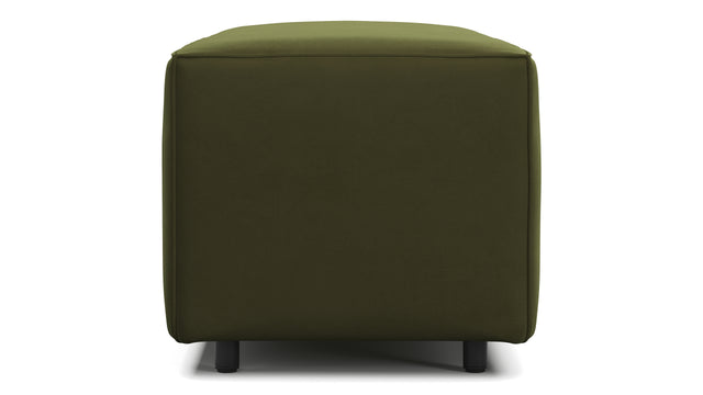 Extrasoft - Extrasoft Sectional Module, Large Armrest, Spruce Luxe Velvet