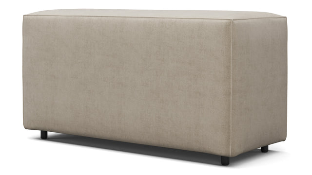 Extrasoft - Extrasoft Sectional Module, Large Backrest, Biscotti Brushed Weave