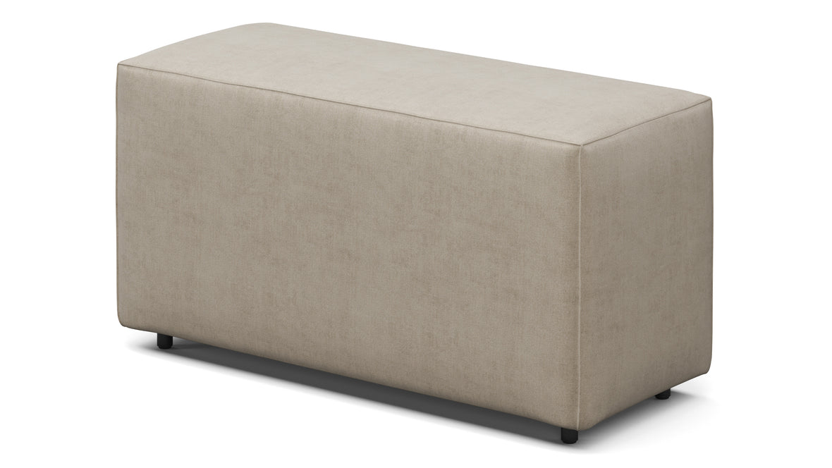 Extrasoft - Extrasoft Sectional Module, Large Backrest, Biscotti Brushed Weave