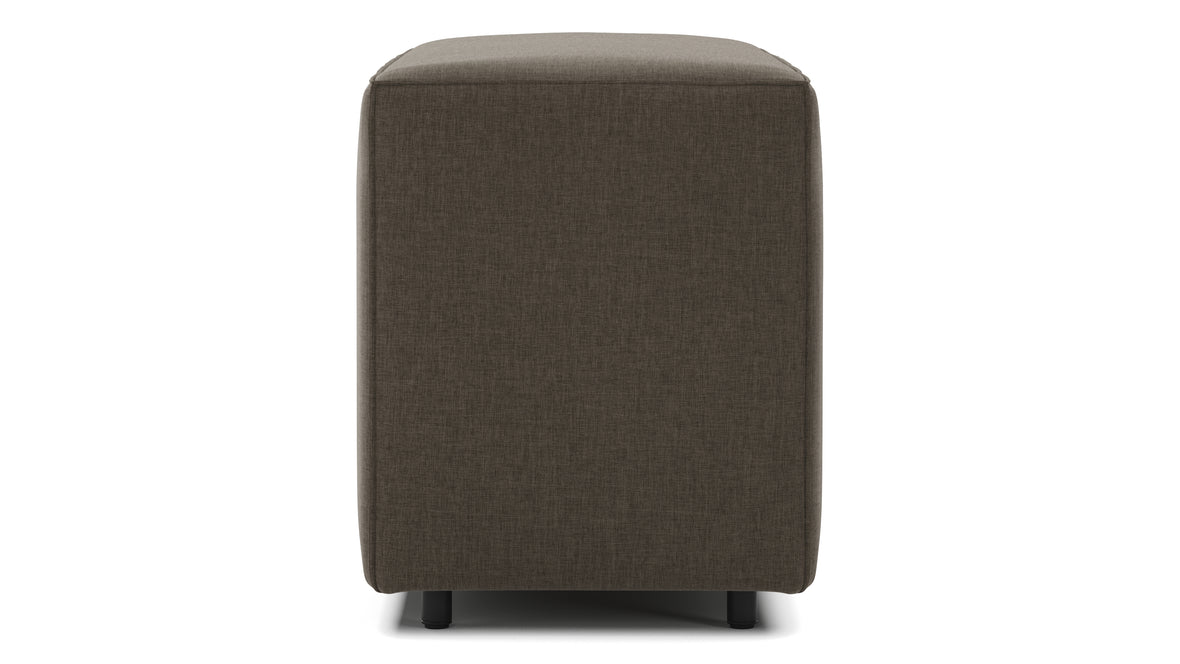 Extrasoft - Extrasoft Sectional Module, Large Backrest, Coffee Brushed Weave