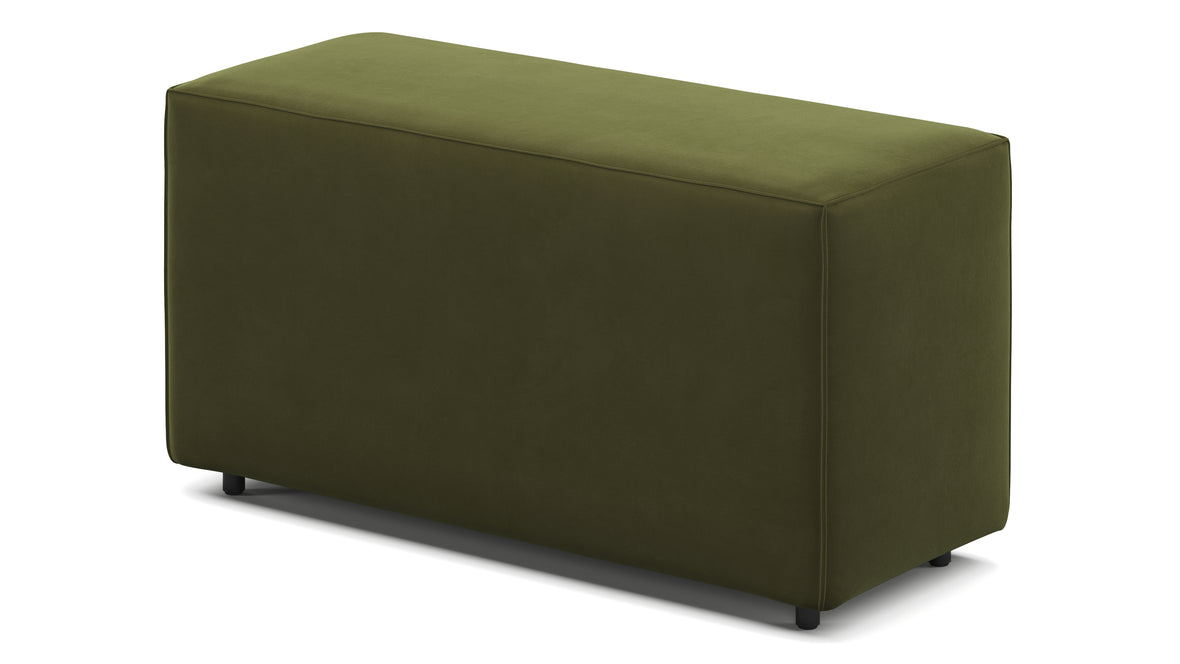 Extrasoft - Extrasoft Sectional Module, Large Backrest, Spruce Luxe Velvet