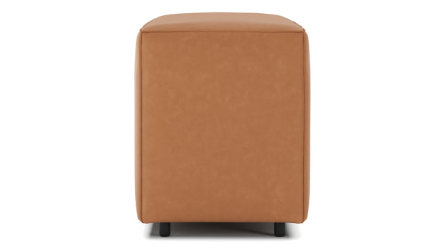 Extrasoft - Extrasoft Sectional Module, Large Backrest, Tan Vegan Leather