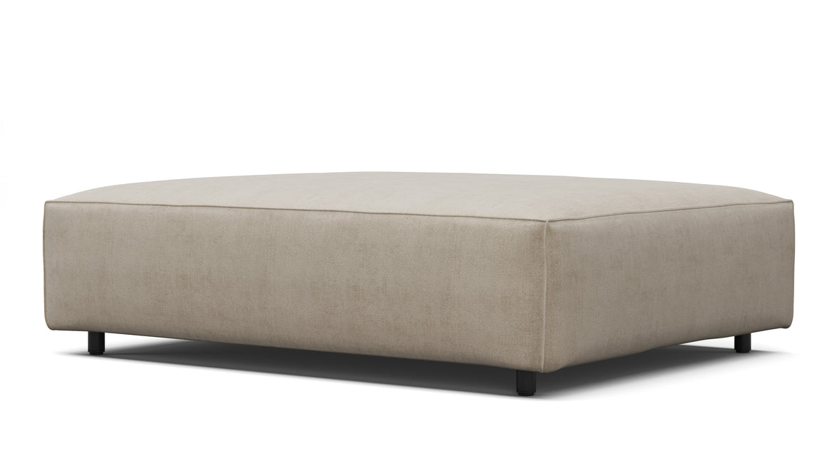 Extrasoft - Extrasoft Sectional Module, Large Seat, Biscotti Brushed Weave