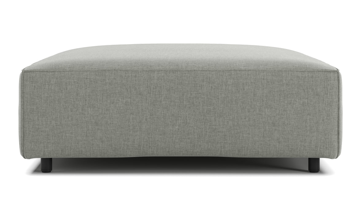 Extrasoft - Extrasoft Sectional Module, Large Seat, Soft Gray Brushed Weave