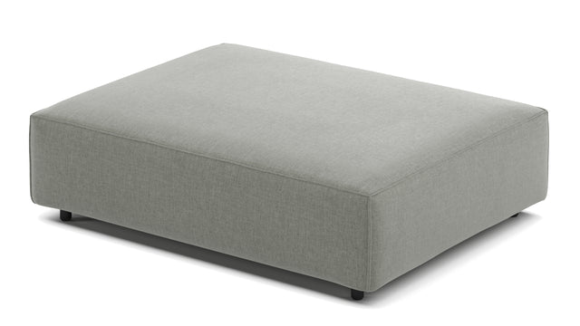 Extrasoft - Extrasoft Sectional Module, Large Seat, Soft Gray Brushed Weave