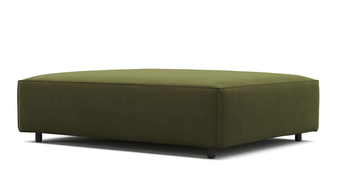 Extrasoft - Extrasoft Sectional Module, Large Seat, Spruce Luxe Velvet