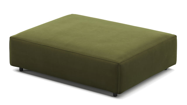 Extrasoft - Extrasoft Sectional Module, Large Seat, Spruce Luxe Velvet