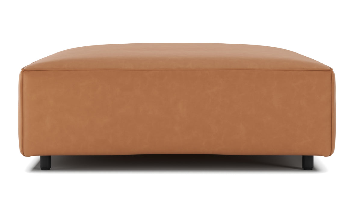 Extrasoft - Extrasoft Sectional Module, Large Seat, Tan Vegan Leather