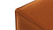 Extrasoft - Extrasoft Sectional Module, Medium Seat, Burnt Orange Velvet