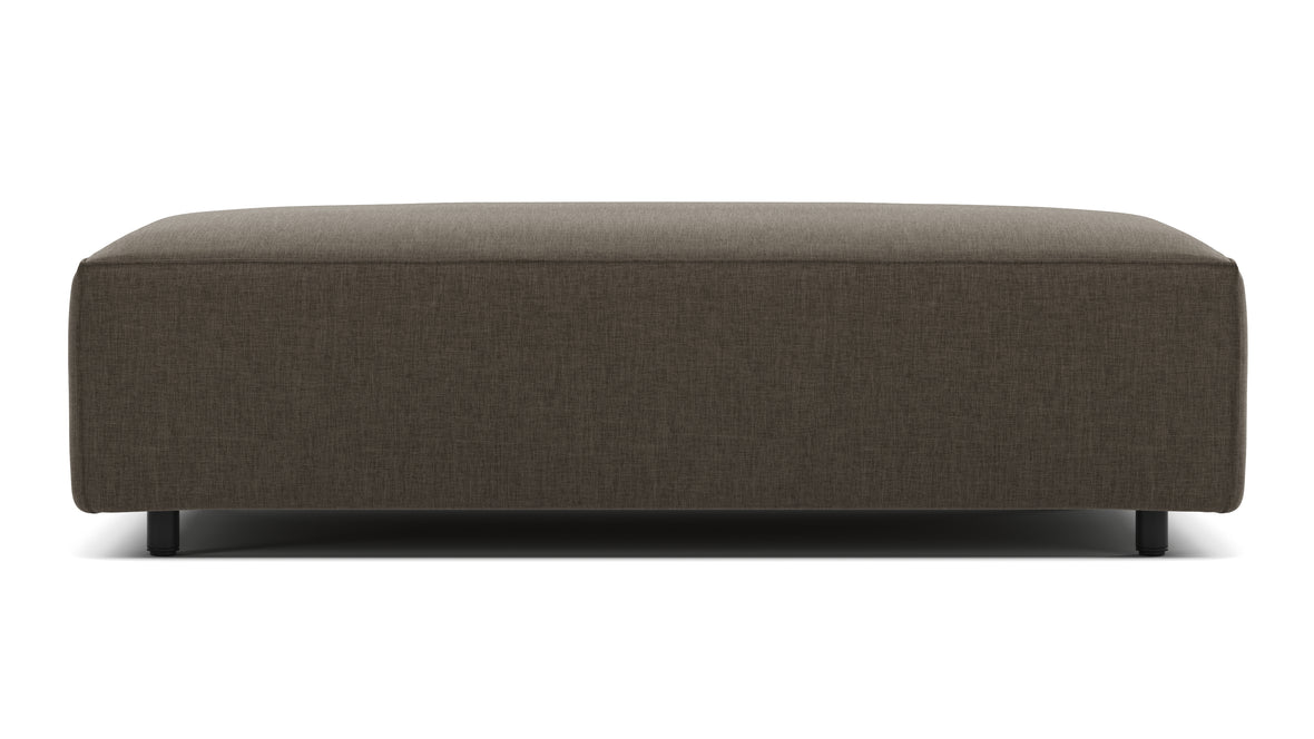 Extrasoft - Extrasoft Sectional Module, Medium Seat, Coffee Brushed Weave