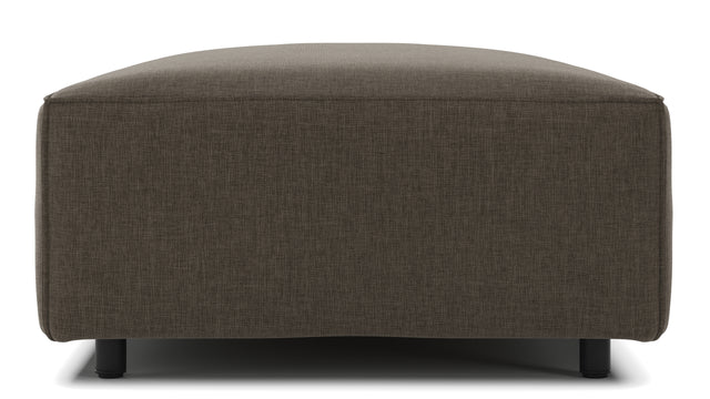 Extrasoft - Extrasoft Sectional Module, Medium Seat, Coffee Brushed Weave