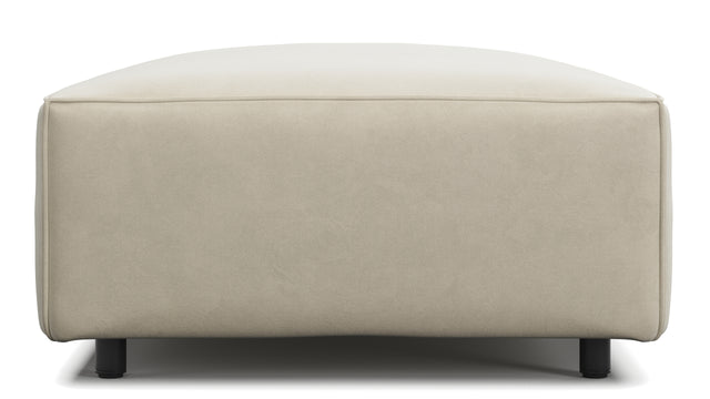 Extrasoft - Extrasoft Sectional Module, Medium Seat, Eggshell Vegan Suede