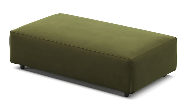 Extrasoft - Extrasoft Sectional Module, Medium Seat, Spruce Luxe Velvet