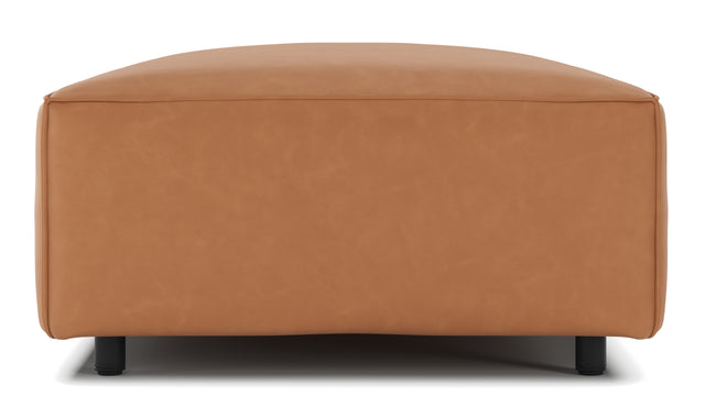 Extrasoft - Extrasoft Sectional Module, Medium Seat, Tan Vegan Leather