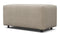 Extrasoft - Extrasoft Sectional Module, Small Armrest, Biscotti Brushed Weave