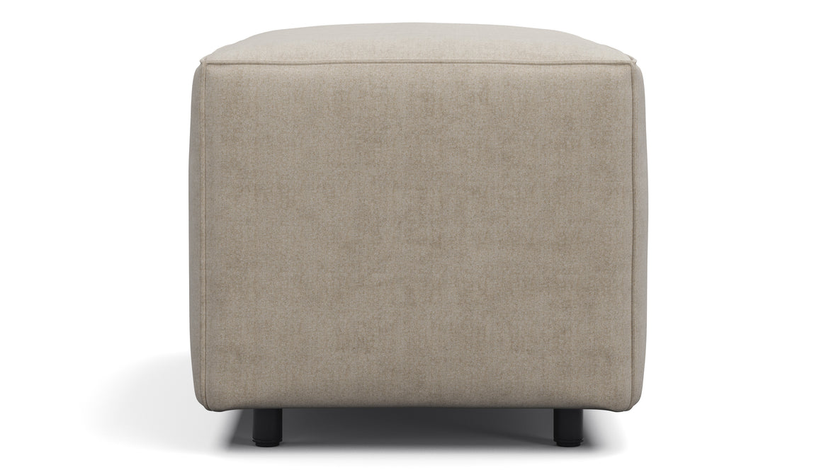 Extrasoft - Extrasoft Sectional Module, Small Armrest, Biscotti Brushed Weave