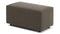 Extrasoft - Extrasoft Sectional Module, Small Armrest, Coffee Brushed Weave