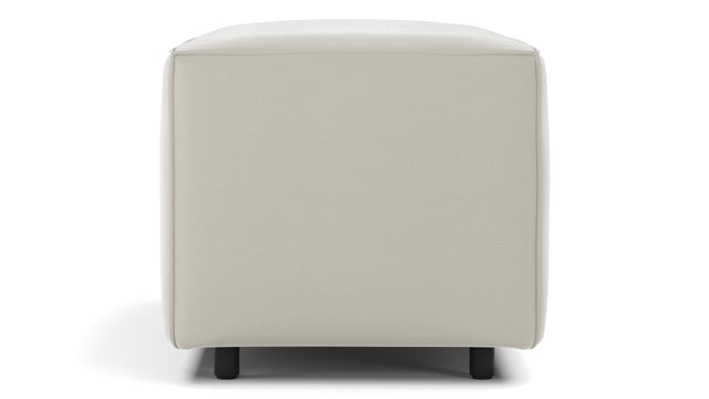 Extrasoft - Extrasoft Sectional Module, Small Armrest, Oatmeal Brushed Weave