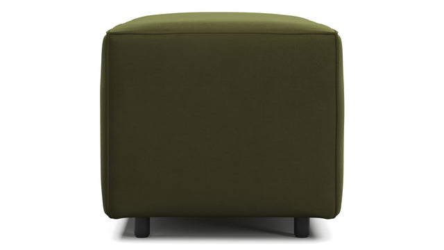 Extrasoft - Extrasoft Sectional Module, Small Armrest, Spruce Luxe Velvet