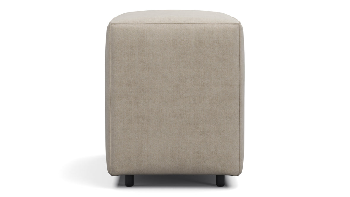 Extrasoft - Extrasoft Sectional Module, Small Backrest, Biscotti Brushed Weave