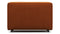 Extrasoft - Extrasoft Sectional Module, Small Backrest, Burnt Orange Velvet